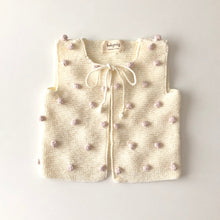 Load image into Gallery viewer, [預購] Babytoly - Popcorn Vest (Snow 底 + Powder Pink 球)
