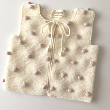 Load image into Gallery viewer, [預購] Babytoly - Popcorn Vest (Snow 底 + Powder Pink 球)

