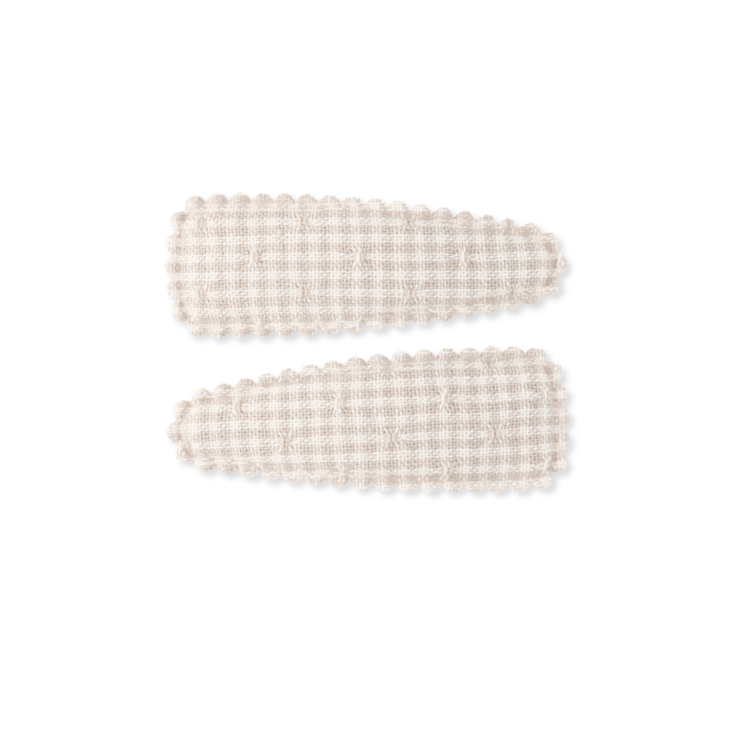 髮夾2入 // Tiny Gingham Clip
