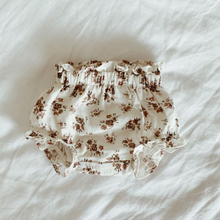 Load image into Gallery viewer, Frill Bloomers in Golden Rose (only 0-3M)
