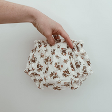 Load image into Gallery viewer, Frill Bloomers in Golden Rose (only 0-3M)
