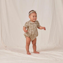 Load image into Gallery viewer, Rylee + Cru - Gracie Romper (Golden Ditsy) 12-18M
