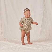 Load image into Gallery viewer, Rylee + Cru - Gracie Romper (Golden Ditsy)
