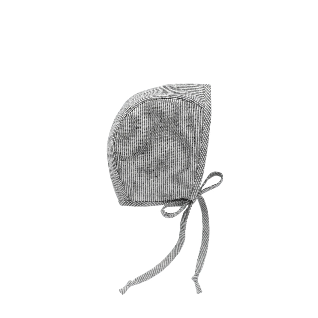 Natural Stripe Bonnet