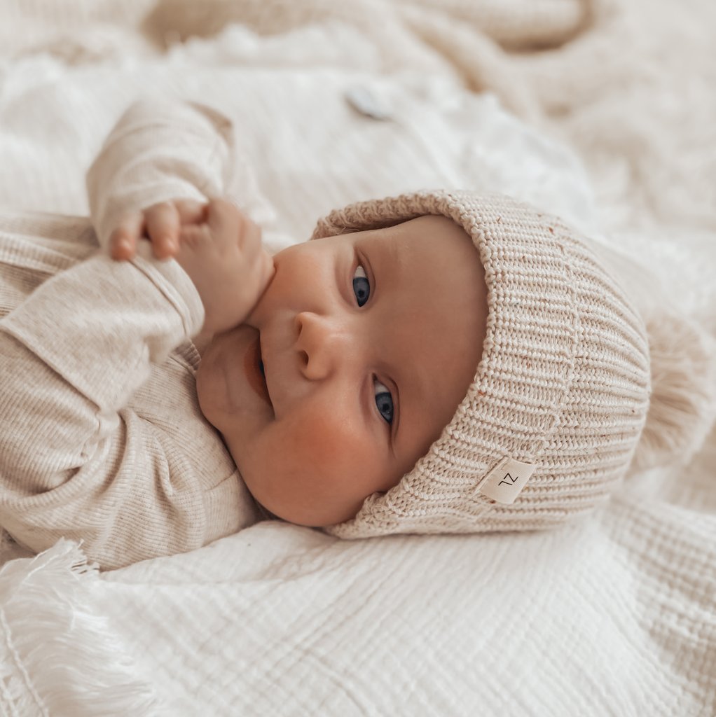 Beanie - Oatmeal Fleck