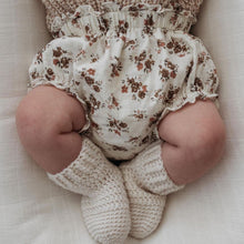 Load image into Gallery viewer, Frill Bloomers in Golden Rose (only 0-3M)
