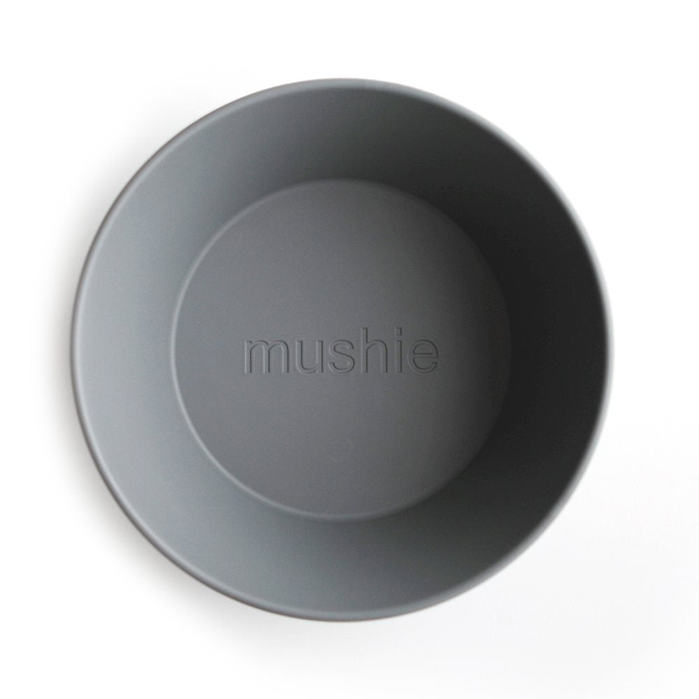 Mushie Bowl 餐碗兩件組 - Smoke