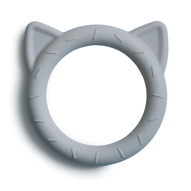 Mushie 貓咪固齒器 Teether - Stone