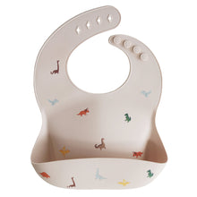 Load image into Gallery viewer, Mushie- Silicone Bibs (Dinosaur)
