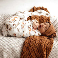 Load image into Gallery viewer, Organic Dino Swaddle Wrap
