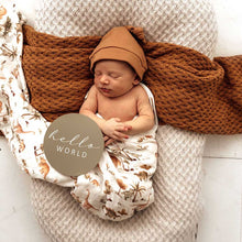 Load image into Gallery viewer, Organic Dino Swaddle Wrap
