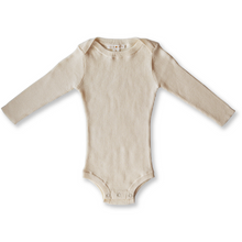Load image into Gallery viewer, Ribbed Essential Bodysuit - Milk
