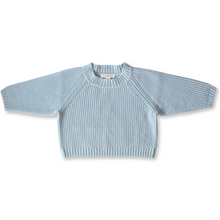 Load image into Gallery viewer, Raglan Merino Pull Over - Sky
