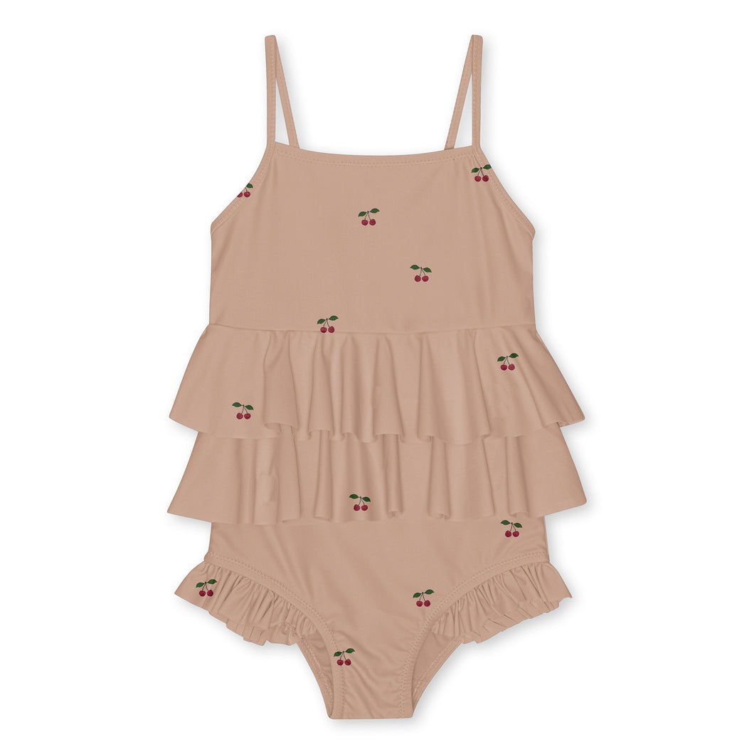 Konges Slojd - Manuca Frill Swimsuit (Cherry Blush)
