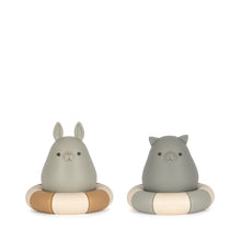 Load image into Gallery viewer, Konges Slojd - 2 pack silicone bath toys - almond mix
