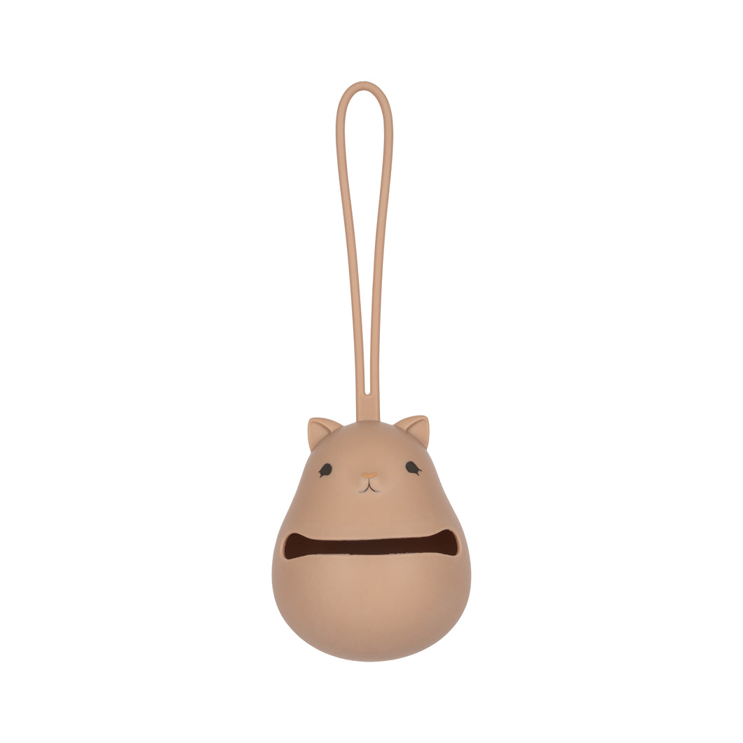 Konges Slojd - silicone bunny pacifier case - blush