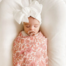 Load image into Gallery viewer, Bambi Eyelet Topknot - White
