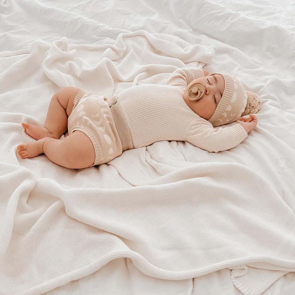 Ribbed Essential Bodysuit - Milk