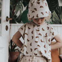 Load image into Gallery viewer, Monsieur Mini - No sleeve tshirt croissant
