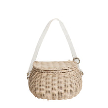 Load image into Gallery viewer, Olli Ella - Mini Chari Rattan Bag (Straw)
