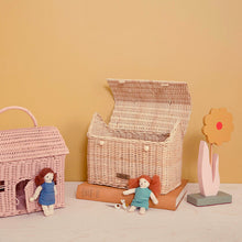 Load image into Gallery viewer, Olli Ella - Rattan Casa Clutch
