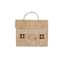 Load image into Gallery viewer, Olli Ella - Rattan Casa Clutch
