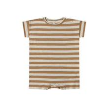 Load image into Gallery viewer, Organic Zoo - Gold Sailor Summer Romper (0-6M)

