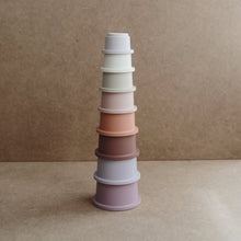 Load image into Gallery viewer, Mushie Stacking Cups - Petals
