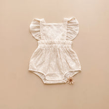 Load image into Gallery viewer, India &amp; Grace - Ruffle Romper (Cream)
