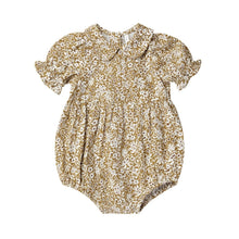 Load image into Gallery viewer, Rylee + Cru - Gracie Romper (Golden Ditsy) 12-18M
