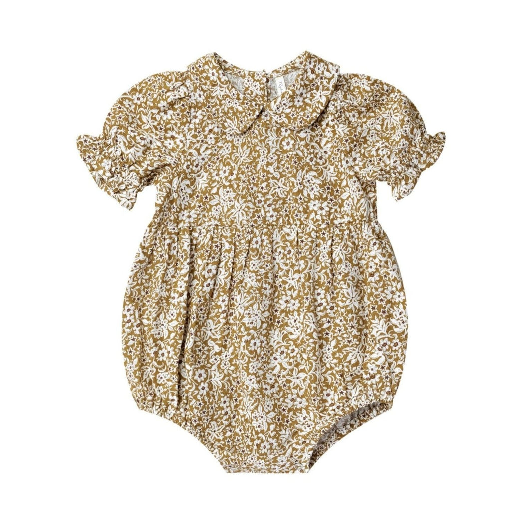 Rylee + Cru - Gracie Romper (Golden Ditsy) 12-18M