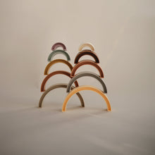Load image into Gallery viewer, Mushie Rainbow Stacker Toy (Sol) 疊疊樂彩虹
