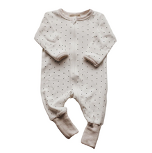 Load image into Gallery viewer, Dotty Zip Up Jumpsuit (3-6M)
