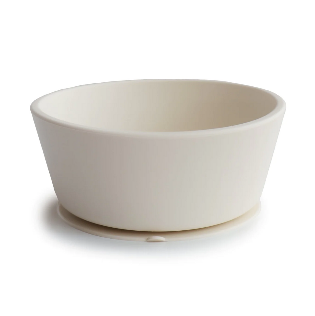 Mushie - Silicone Suction Bowl (Ivory)
