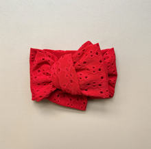 Load image into Gallery viewer, Bambi Eyelet Topknot - Rudolph
