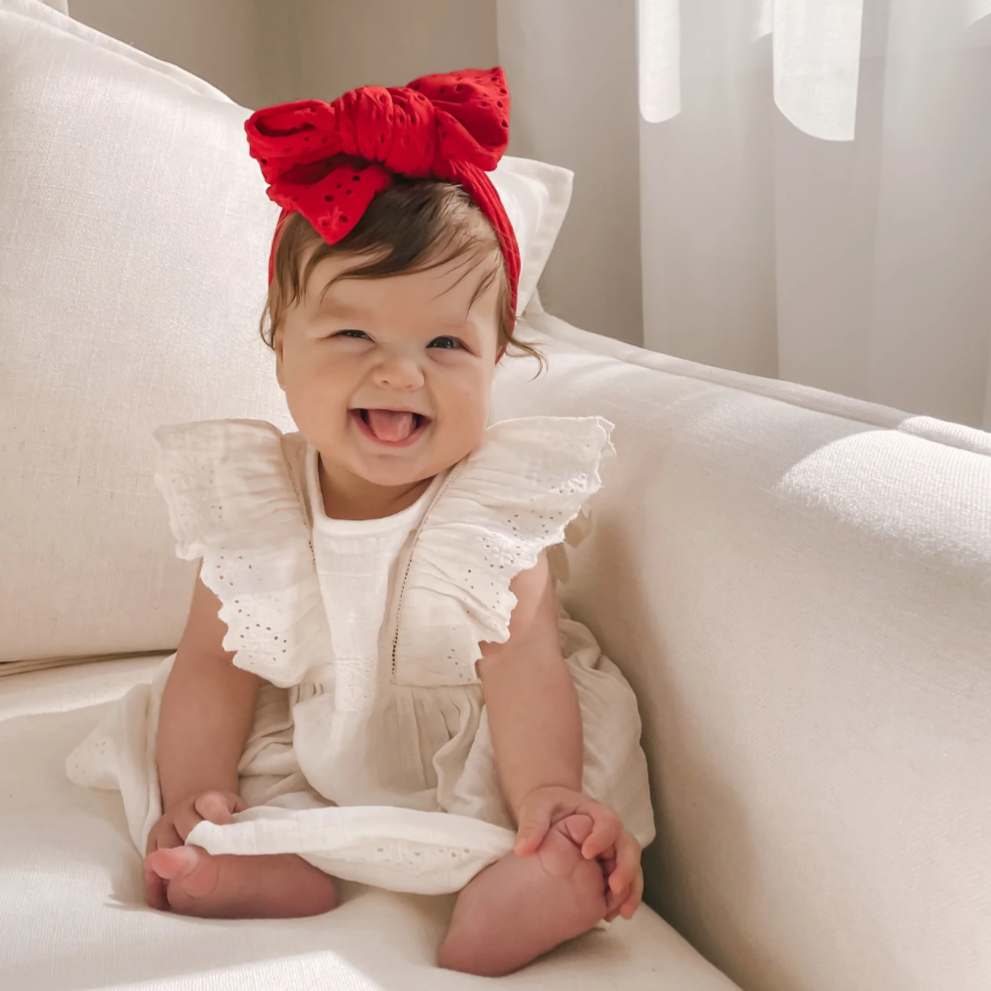 Bambi Eyelet Topknot - Rudolph