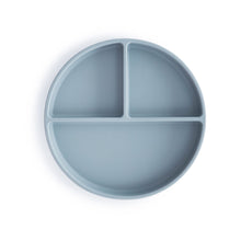 Load image into Gallery viewer, Mushie Silicone Plate 矽膠餐盤 - Powder Blue

