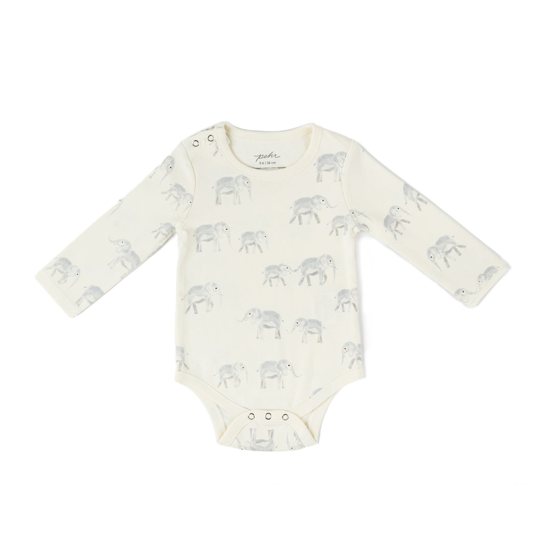 Pehr- Follow Me Elephant Bodysuit
