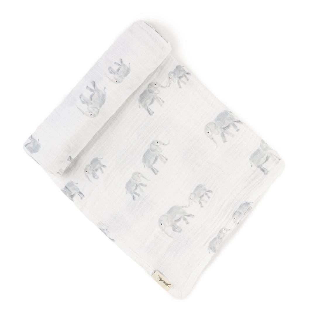 Pehr - Organic Swaddle (Elephant)