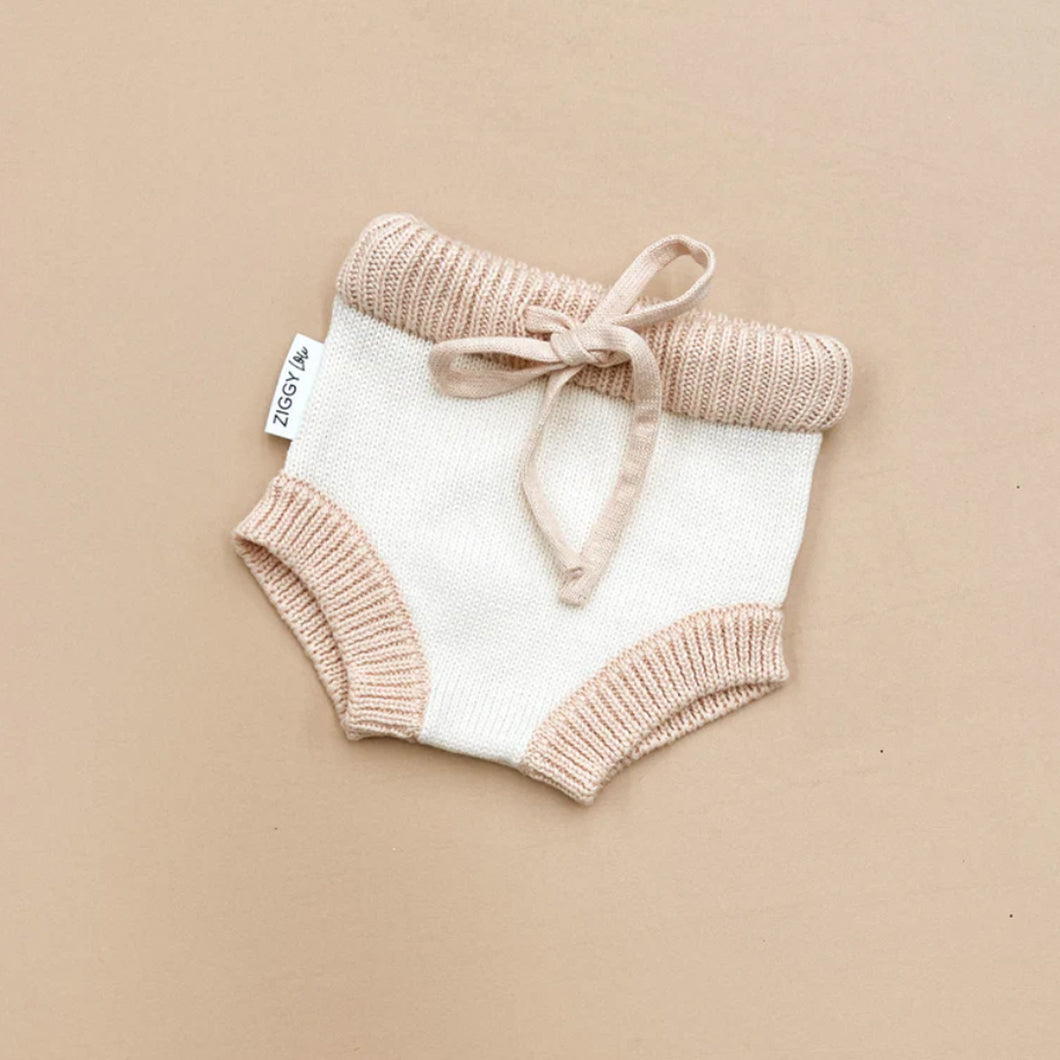 Knitted Bloomers - Peach