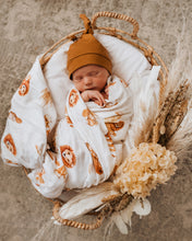 Load image into Gallery viewer, Organic Lion Swaddle Wrap
